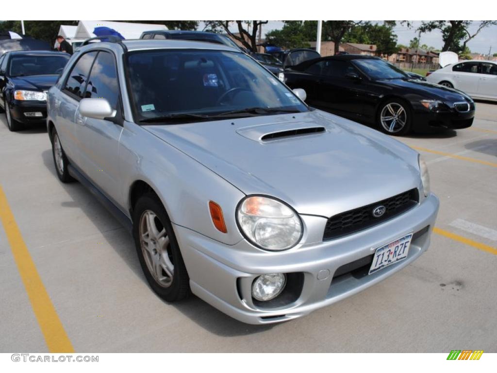 Platinum Silver Metallic 2003 Subaru Impreza WRX Wagon Exterior Photo #30539918