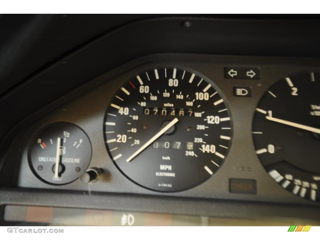 1987 3 Series 325es Coupe - Black / Black photo #9