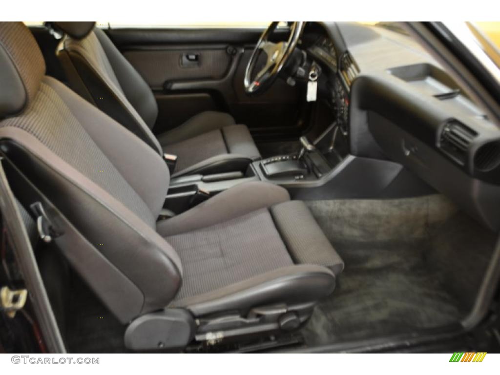 1987 3 Series 325es Coupe - Black / Black photo #14