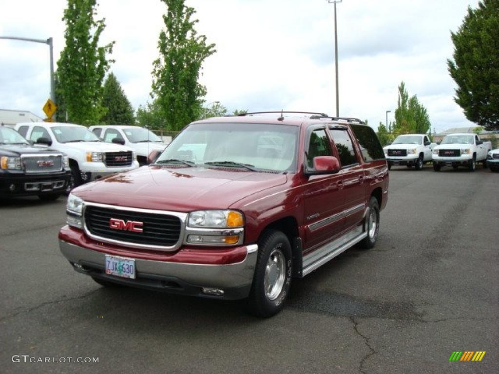 2003 Yukon XL SLT - Garnet Red Metallic / Neutral/Shale photo #1