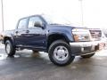 2008 Midnight Blue Metallic GMC Canyon SLE Crew Cab 4x4  photo #9