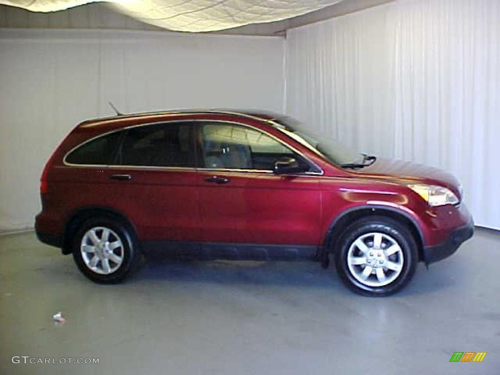 2007 CR-V EX 4WD - Tango Red Pearl / Gray photo #4