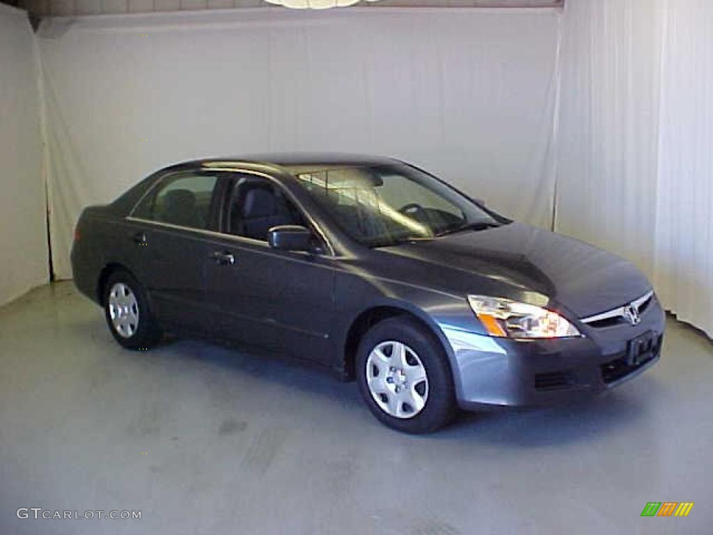 2007 Accord LX Sedan - Graphite Pearl / Gray photo #1