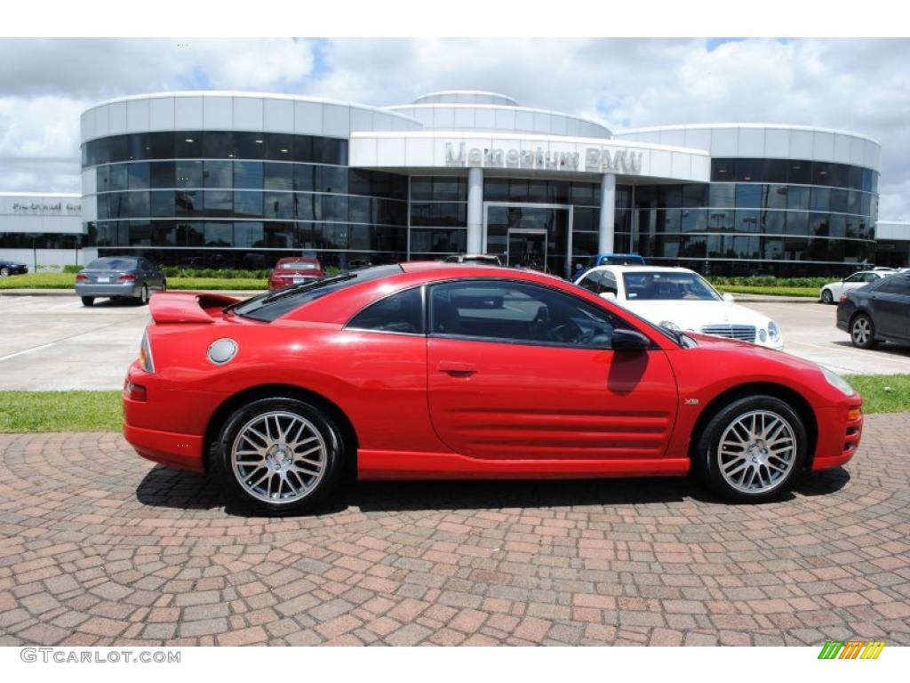 2003 Eclipse GTS Coupe - Saronno Red / Sand Blast photo #1