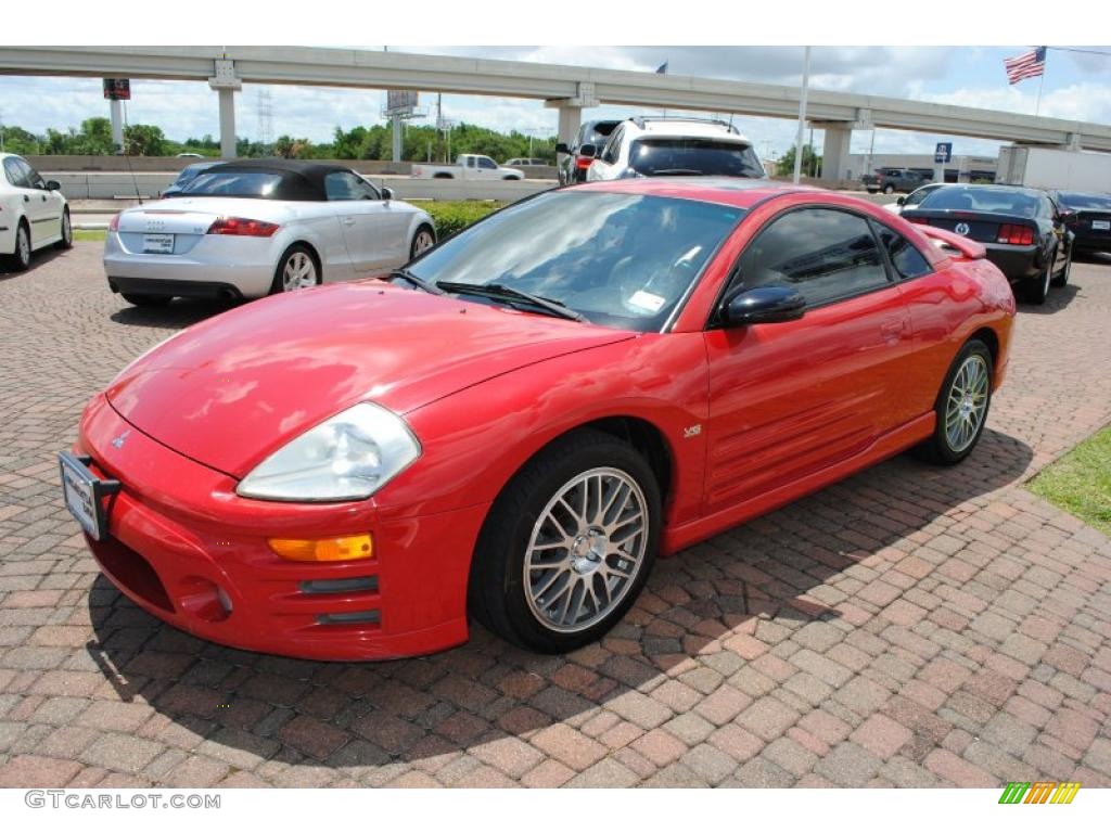 2003 Eclipse GTS Coupe - Saronno Red / Sand Blast photo #3