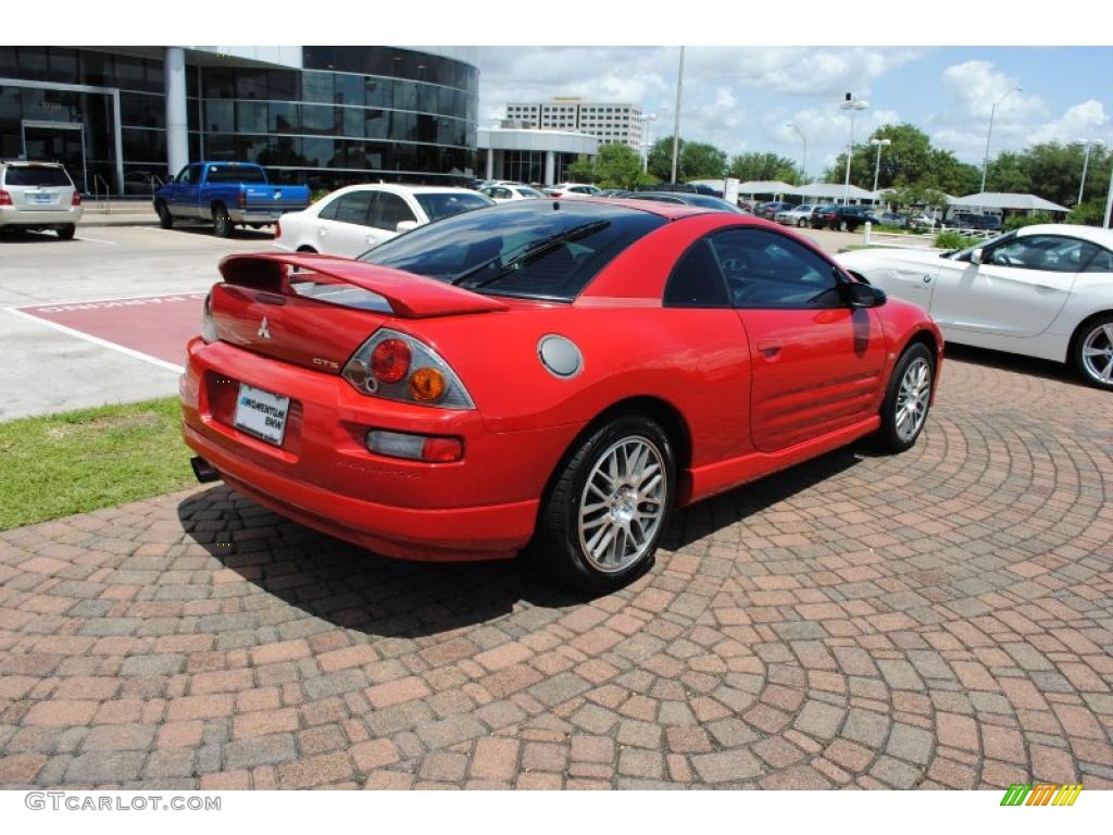2003 Eclipse GTS Coupe - Saronno Red / Sand Blast photo #7