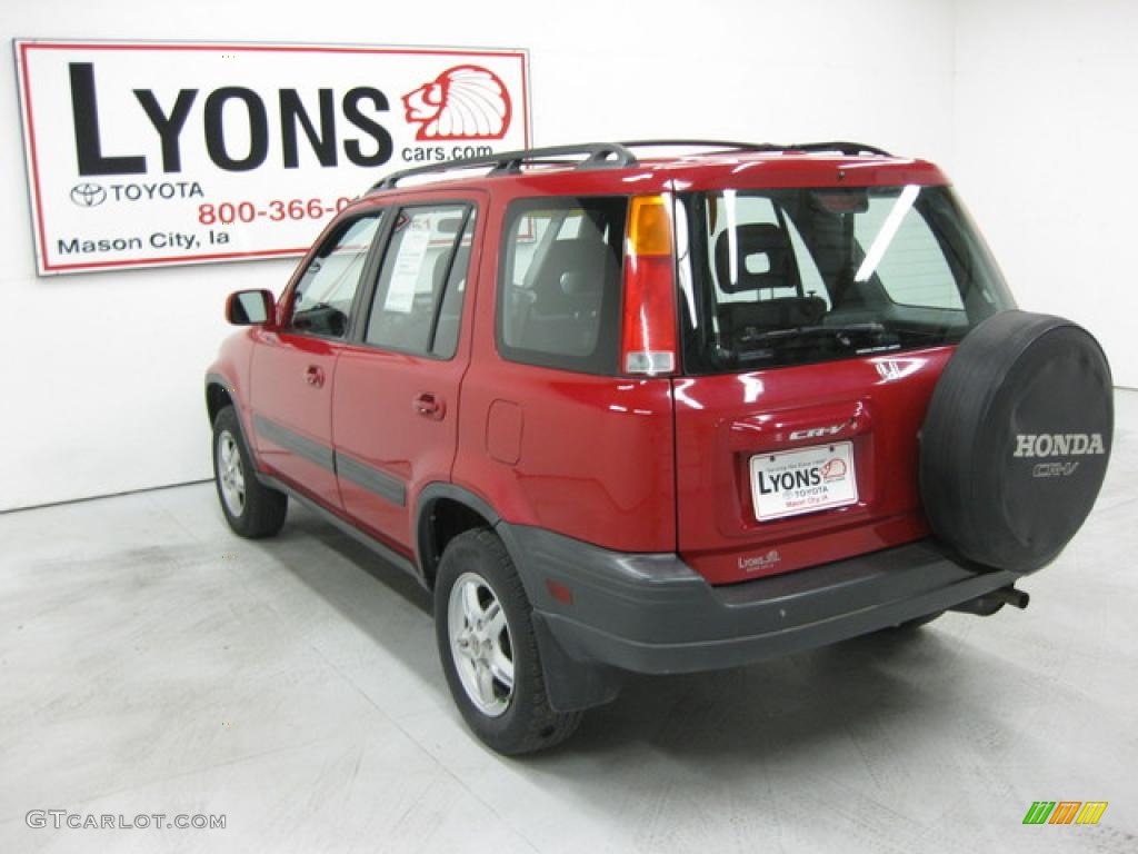 2001 CR-V EX 4WD - Milano Red / Dark Gray photo #17