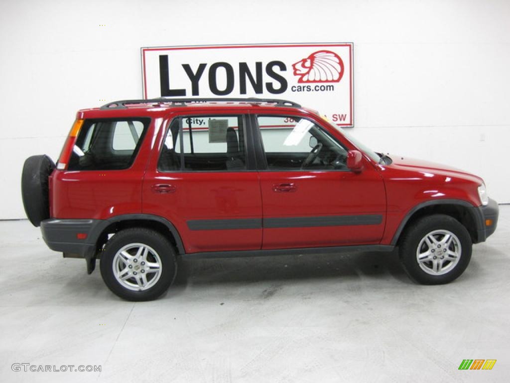 2001 CR-V EX 4WD - Milano Red / Dark Gray photo #20