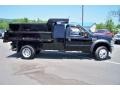 Black - F550 Super Duty XLT Regular Cab 4x4 Dump Truck Photo No. 4