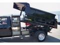 Black - F550 Super Duty XLT Regular Cab 4x4 Dump Truck Photo No. 11