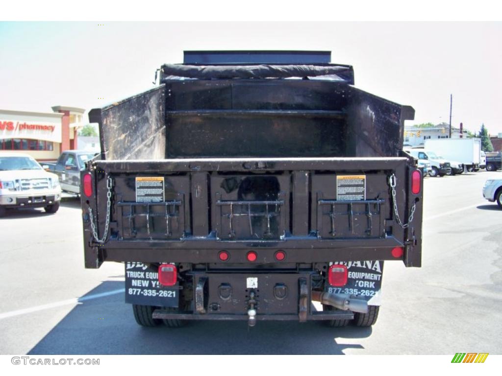 2008 F550 Super Duty XLT Regular Cab 4x4 Dump Truck - Black / Medium Stone photo #19