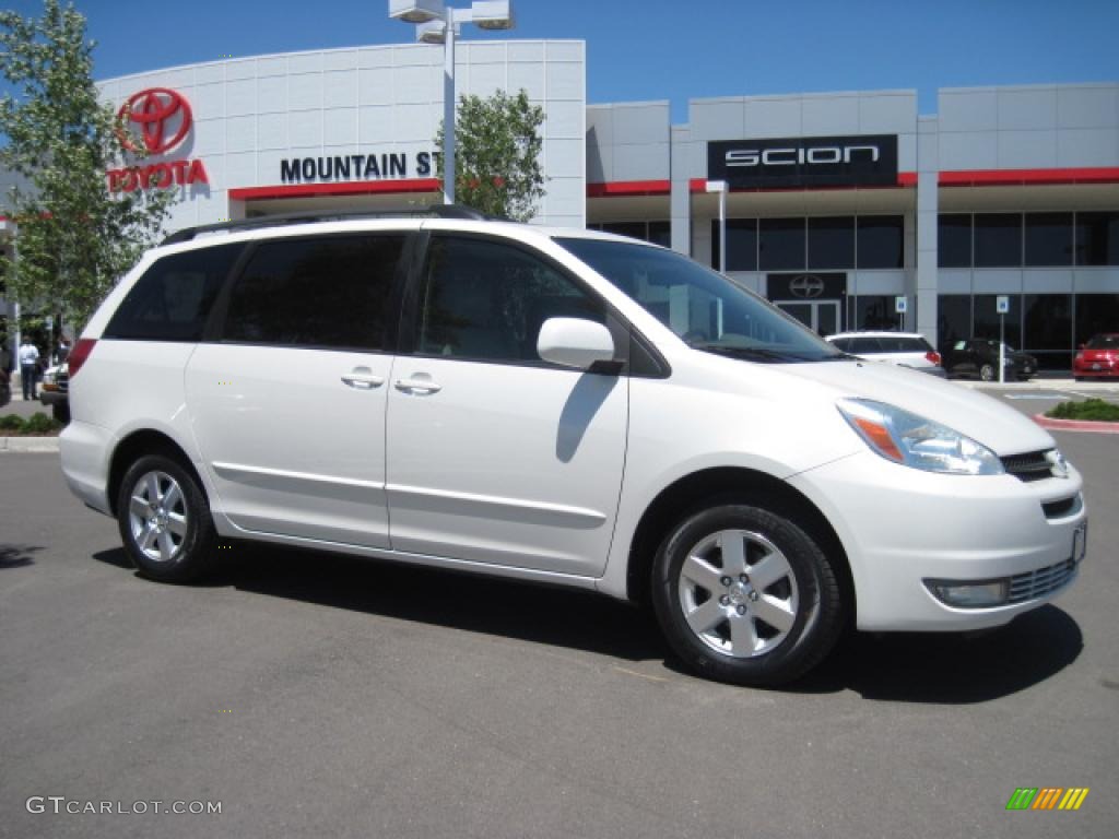 2004 Arctic Frost White Pearl Toyota Sienna Xle Limited
