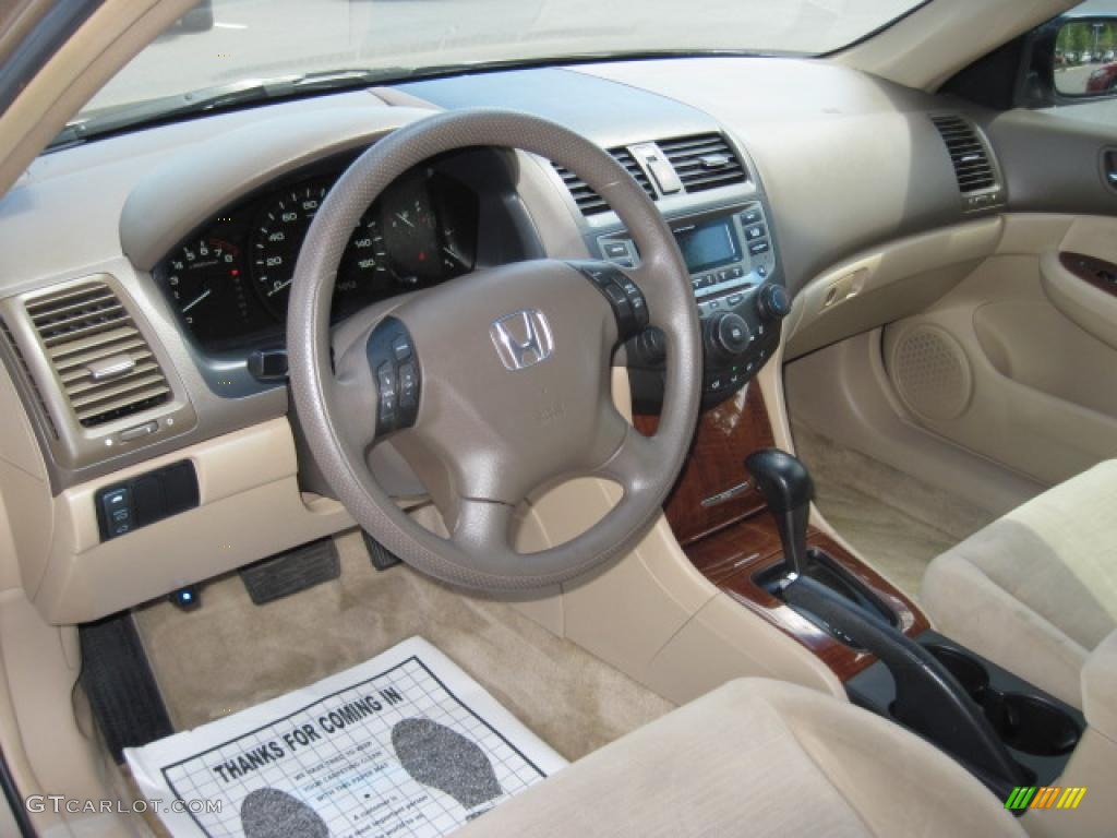 2006 Accord EX Sedan - Desert Mist Metallic / Ivory photo #14