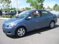 2007 Pacific Blue Metallic Toyota Yaris Sedan  photo #5