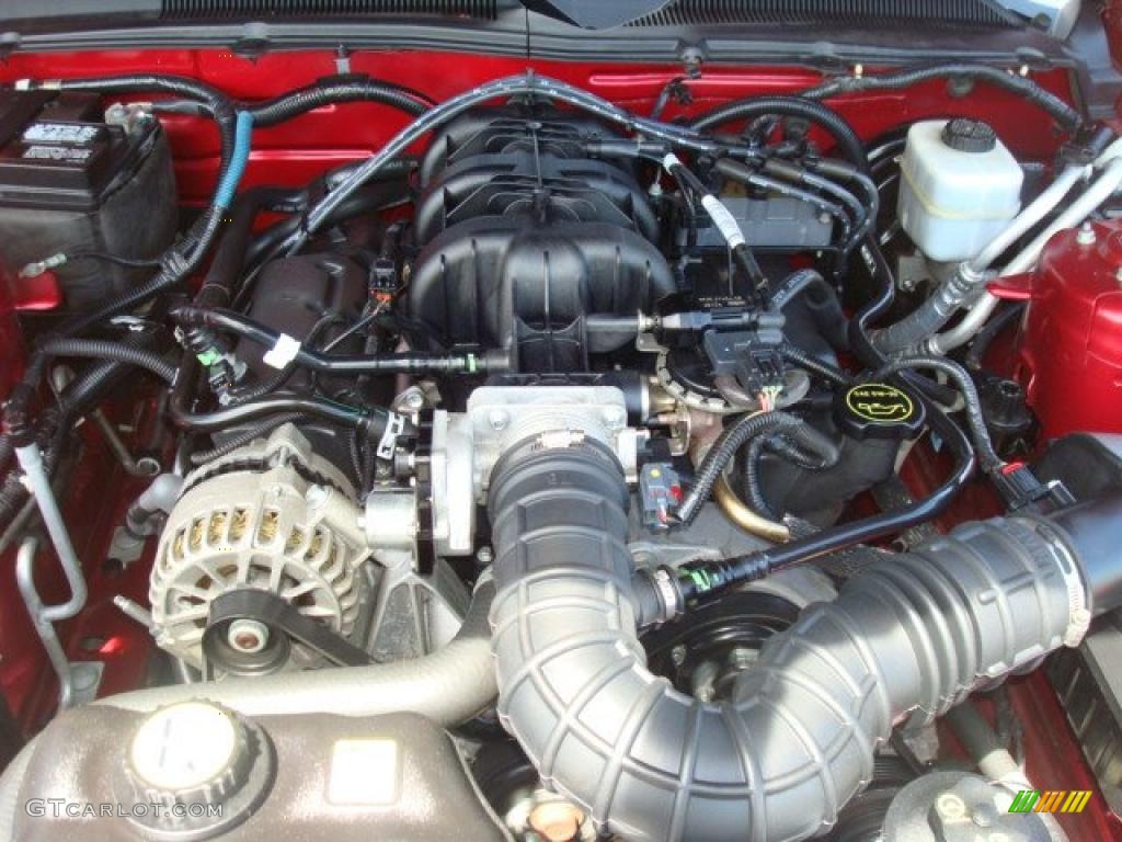 2007 Mustang V6 Premium Coupe - Redfire Metallic / Dark Charcoal photo #19