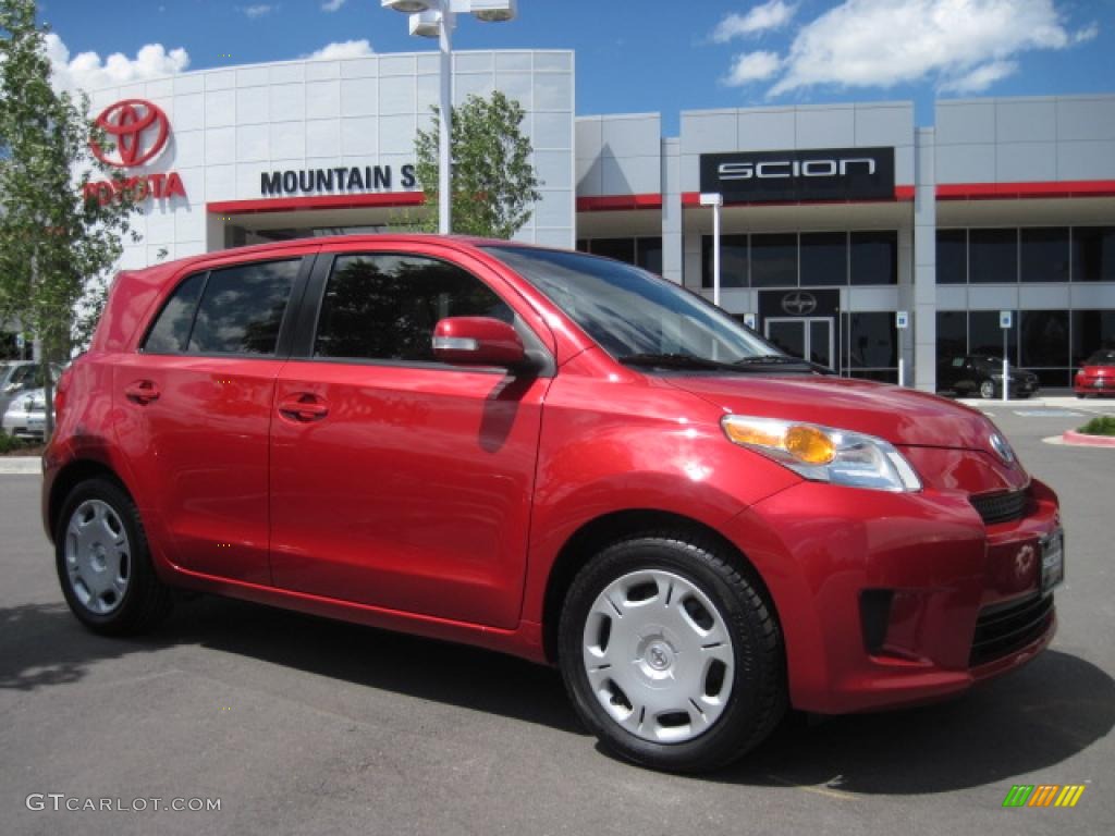 2008 xD  - Barcelona Red Metallic / Charcoal Gray photo #1