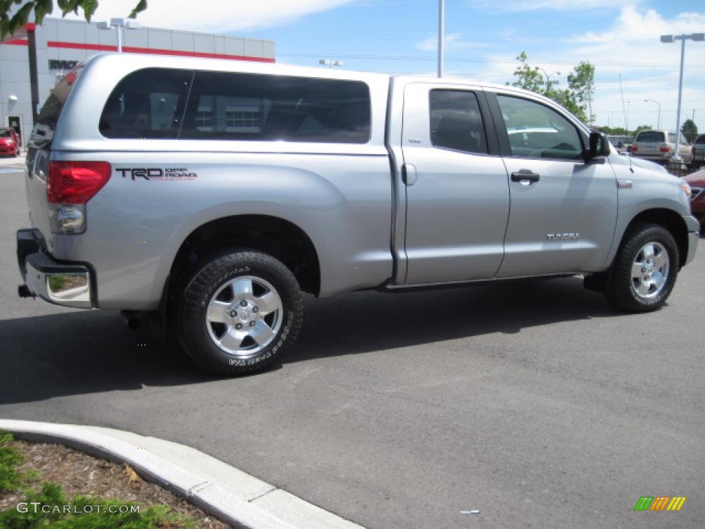 2008 Tundra SR5 TRD Double Cab 4x4 - Silver Sky Metallic / Graphite Gray photo #2