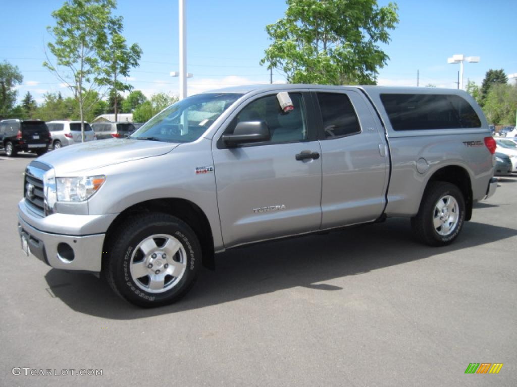 2008 Tundra SR5 TRD Double Cab 4x4 - Silver Sky Metallic / Graphite Gray photo #5