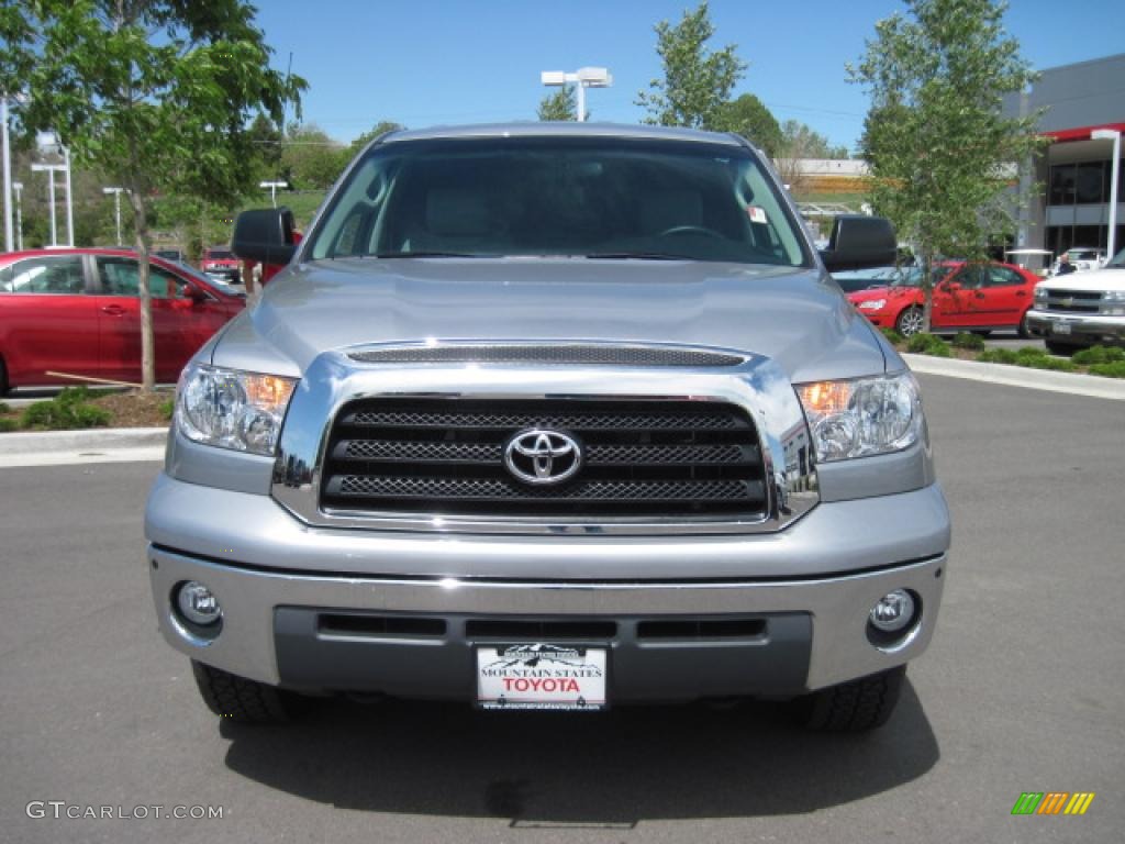 2008 Tundra SR5 TRD Double Cab 4x4 - Silver Sky Metallic / Graphite Gray photo #6