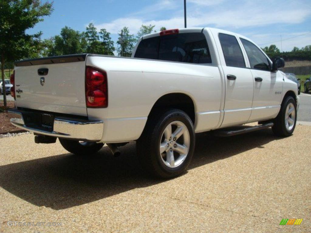 2008 Ram 1500 Lone Star Edition Quad Cab - Bright White / Medium Slate Gray photo #5