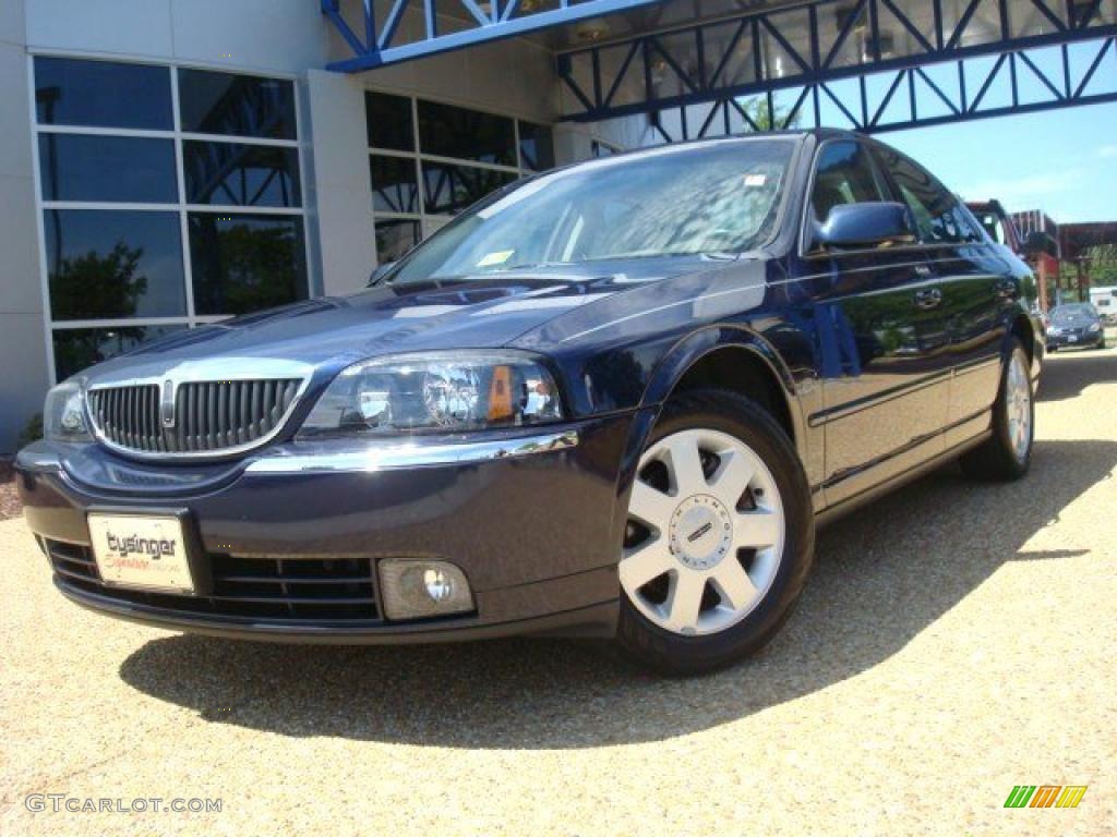 2004 LS V6 - True Blue Metallic / Dark Stone/Medium Light Stone photo #1