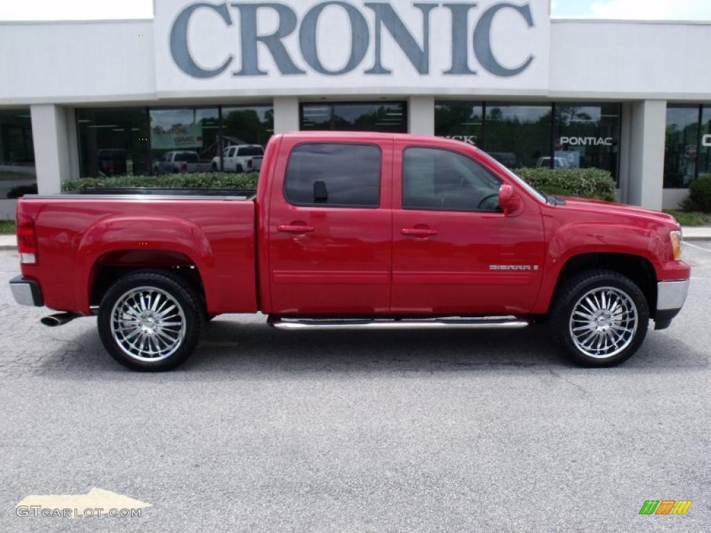 2009 Sierra 1500 SL Crew Cab - Fire Red / Ebony photo #1