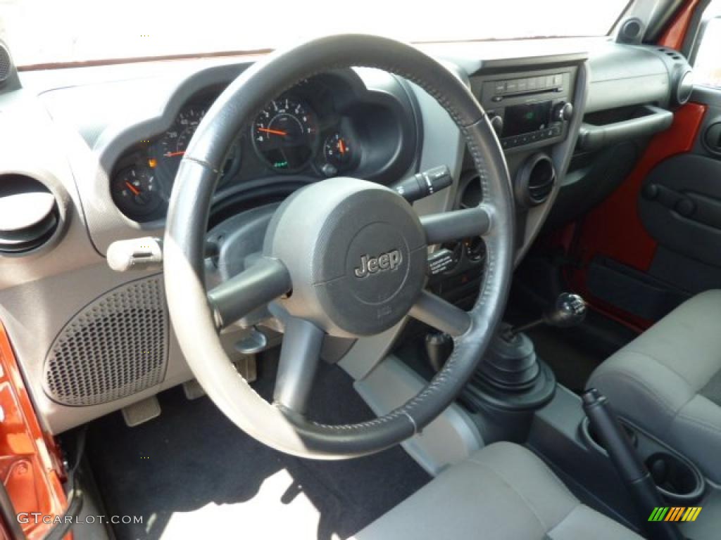 2009 Wrangler X 4x4 - Sunburst Orange Pearl Coat / Dark Slate Gray/Medium Slate Gray photo #10