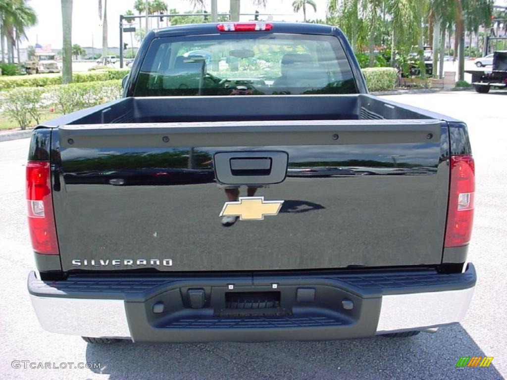 2010 Silverado 1500 Extended Cab - Black / Dark Titanium photo #7