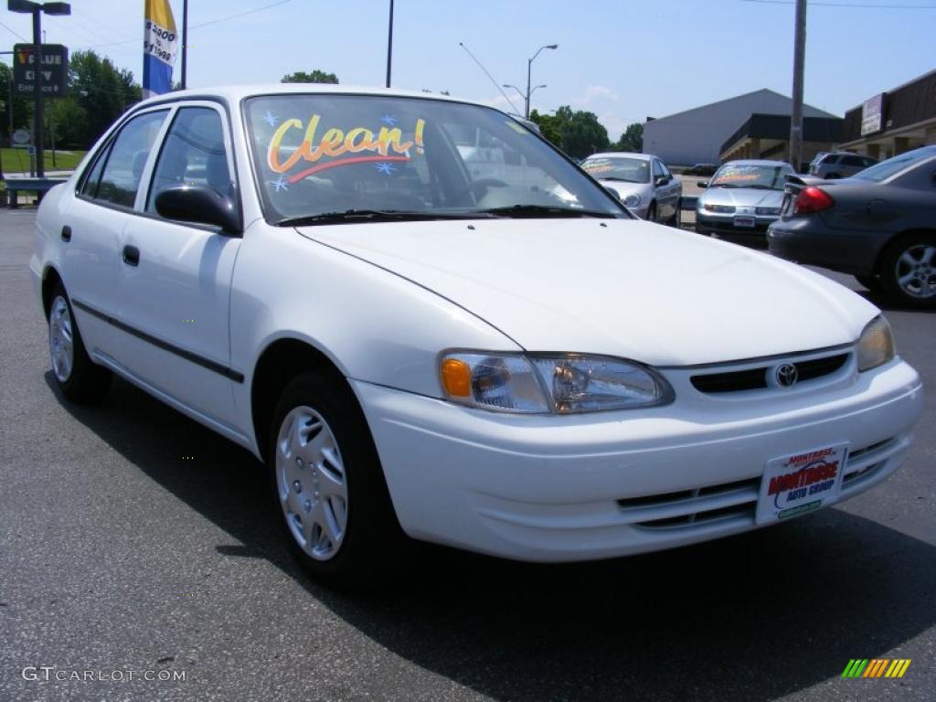 1999 Corolla VE - Super White / Light Charcoal photo #7