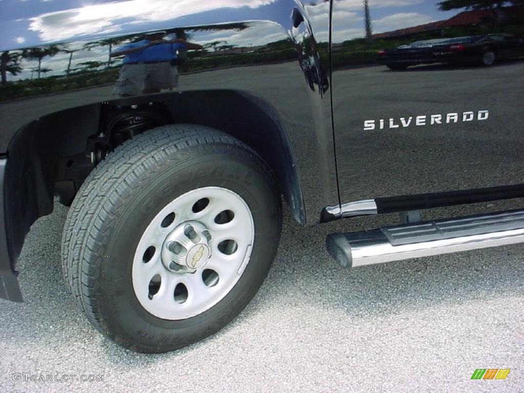 2010 Silverado 1500 Extended Cab - Black / Dark Titanium photo #26