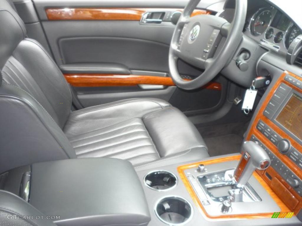 Anthracite Interior 2004 Volkswagen Phaeton V8 4Motion Sedan Photo #30557776