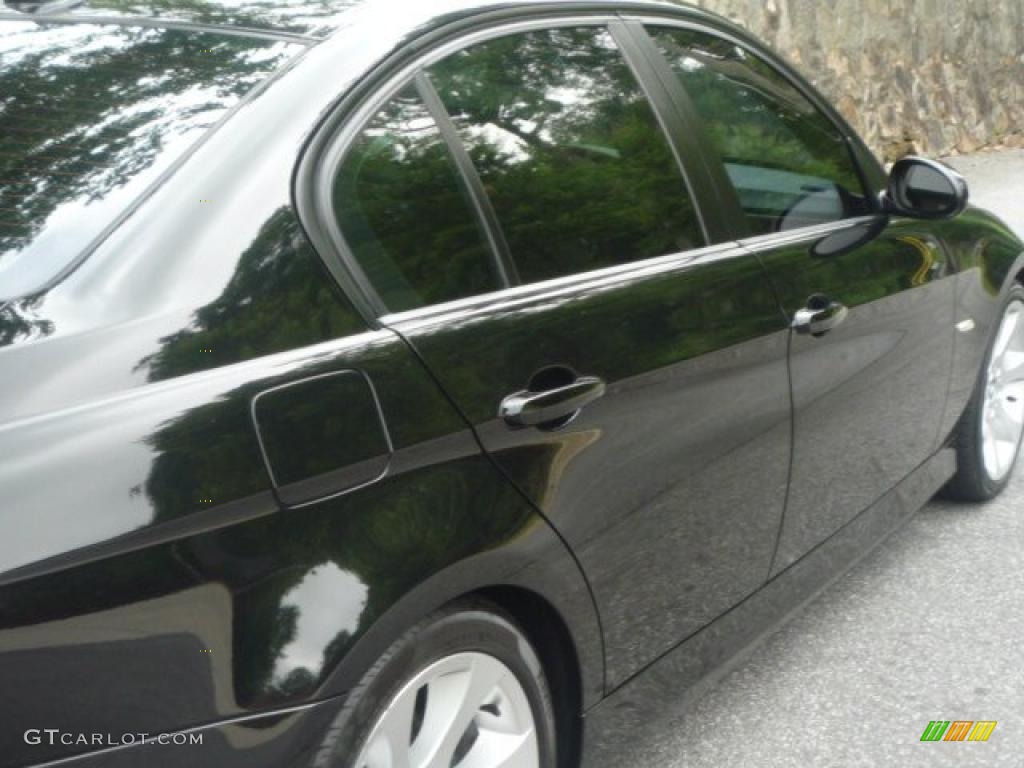 2007 3 Series 335i Sedan - Jet Black / Black photo #13