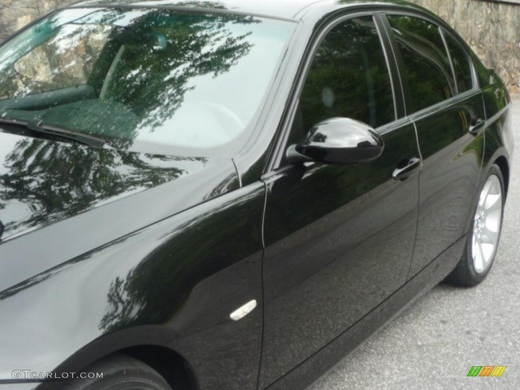 2007 3 Series 335i Sedan - Jet Black / Black photo #16