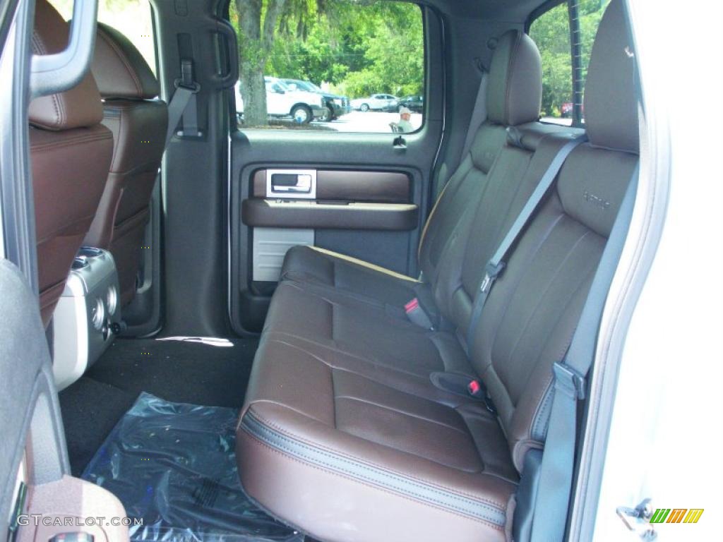 2010 F150 Platinum SuperCrew 4x4 - Ingot Silver Metallic / Sienna Brown Leather/Black photo #6