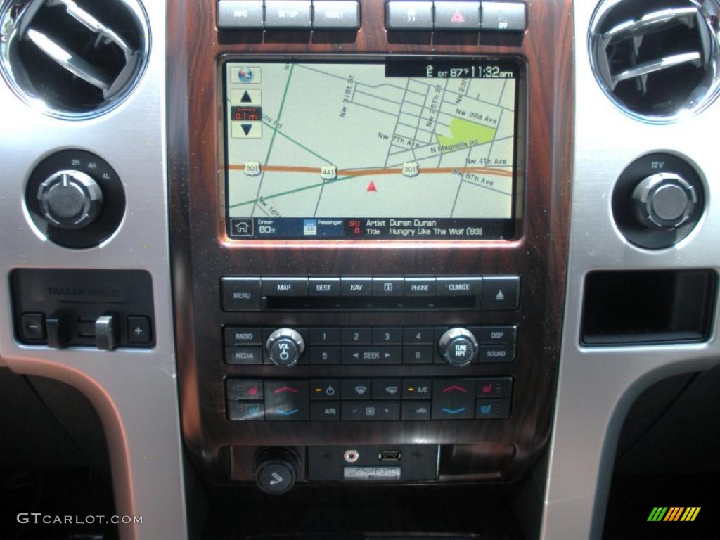 2010 F150 Platinum SuperCrew 4x4 - Ingot Silver Metallic / Sienna Brown Leather/Black photo #10