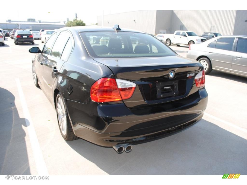 2008 3 Series 328i Sedan - Jet Black / Black photo #3