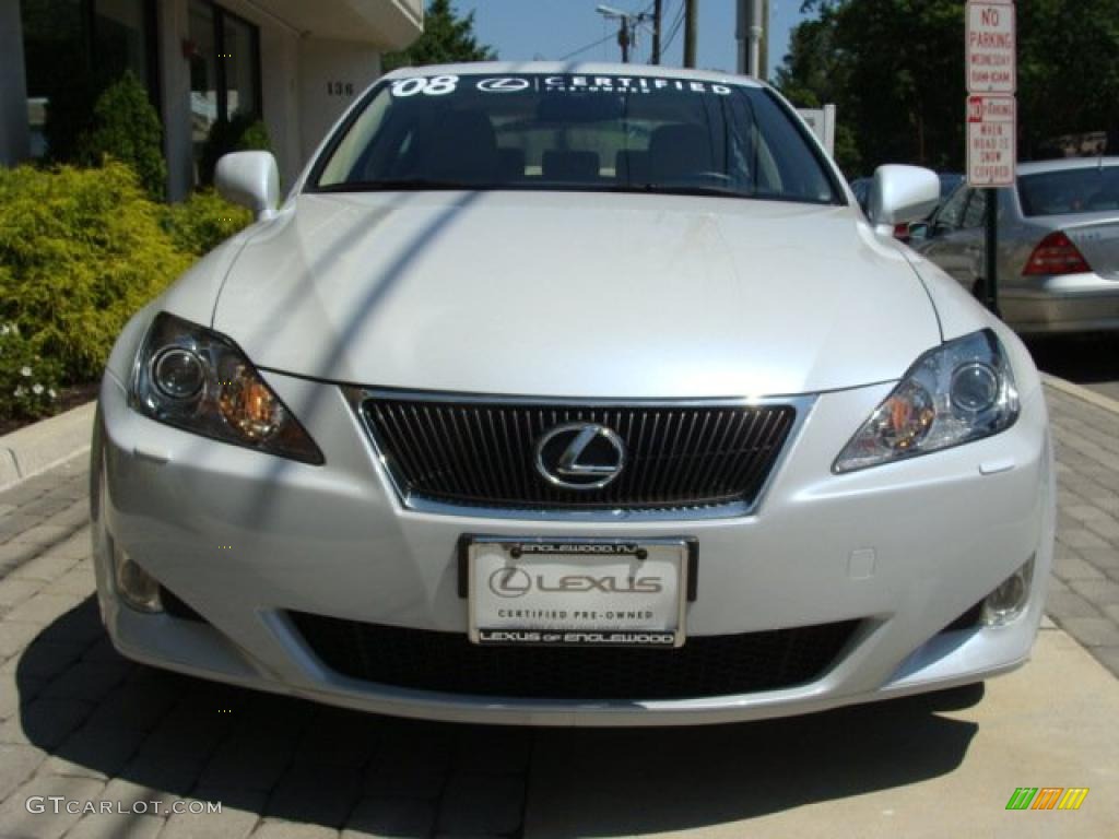 2008 IS 250 AWD - Starfire White Pearl / Cashmere Beige photo #2