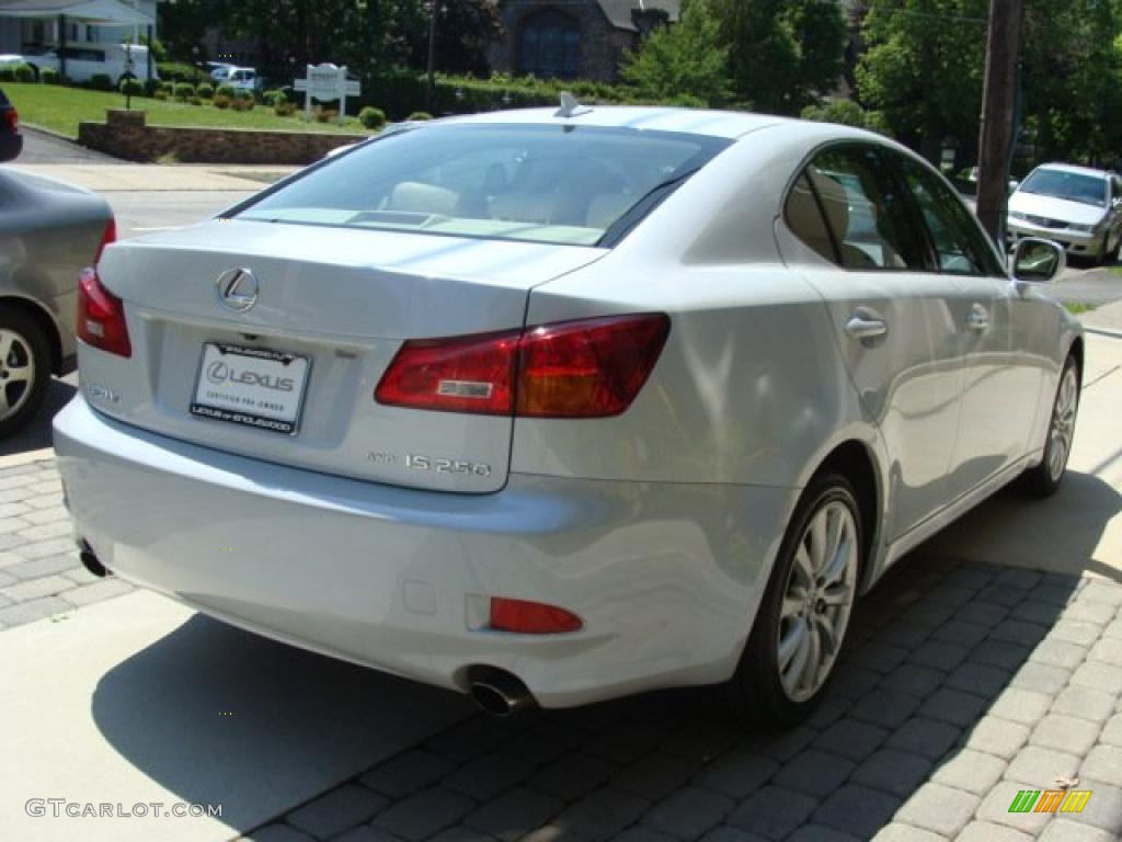 2008 IS 250 AWD - Starfire White Pearl / Cashmere Beige photo #4