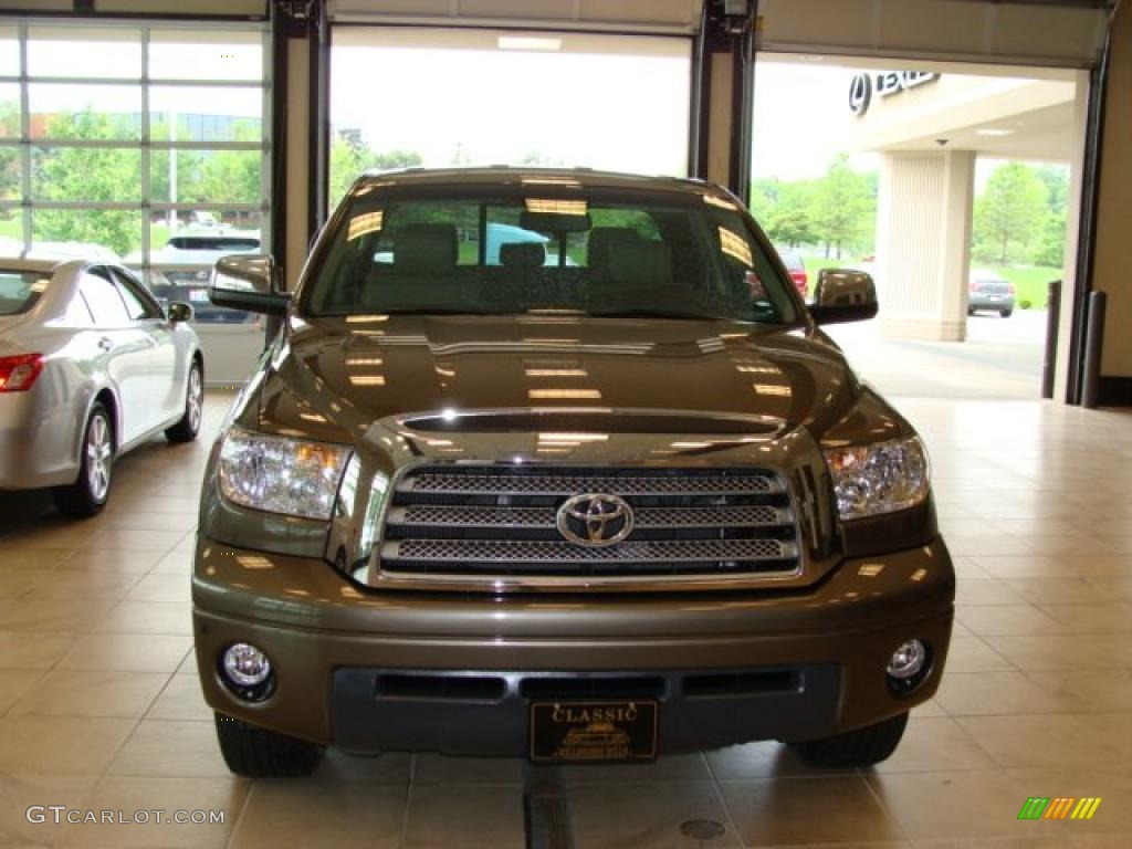 2007 Tundra Limited Double Cab - Pyrite Mica / Beige photo #2