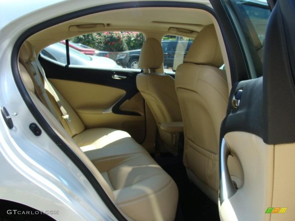 2008 IS 250 AWD - Starfire White Pearl / Cashmere Beige photo #12