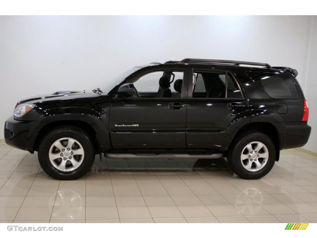 2007 4Runner Sport Edition 4x4 - Black / Dark Charcoal photo #4