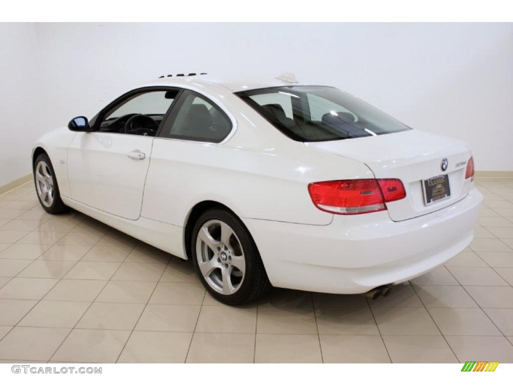 2007 3 Series 328xi Coupe - Alpine White / Black photo #5