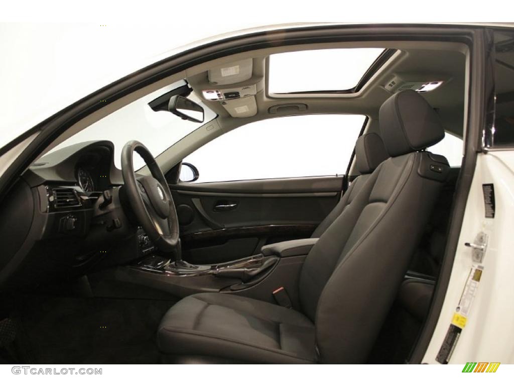 2007 3 Series 328xi Coupe - Alpine White / Black photo #10