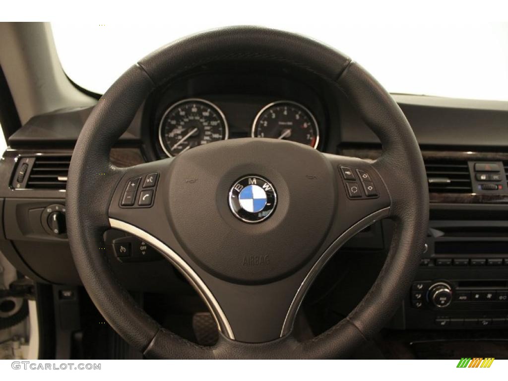 2007 3 Series 328xi Coupe - Alpine White / Black photo #13