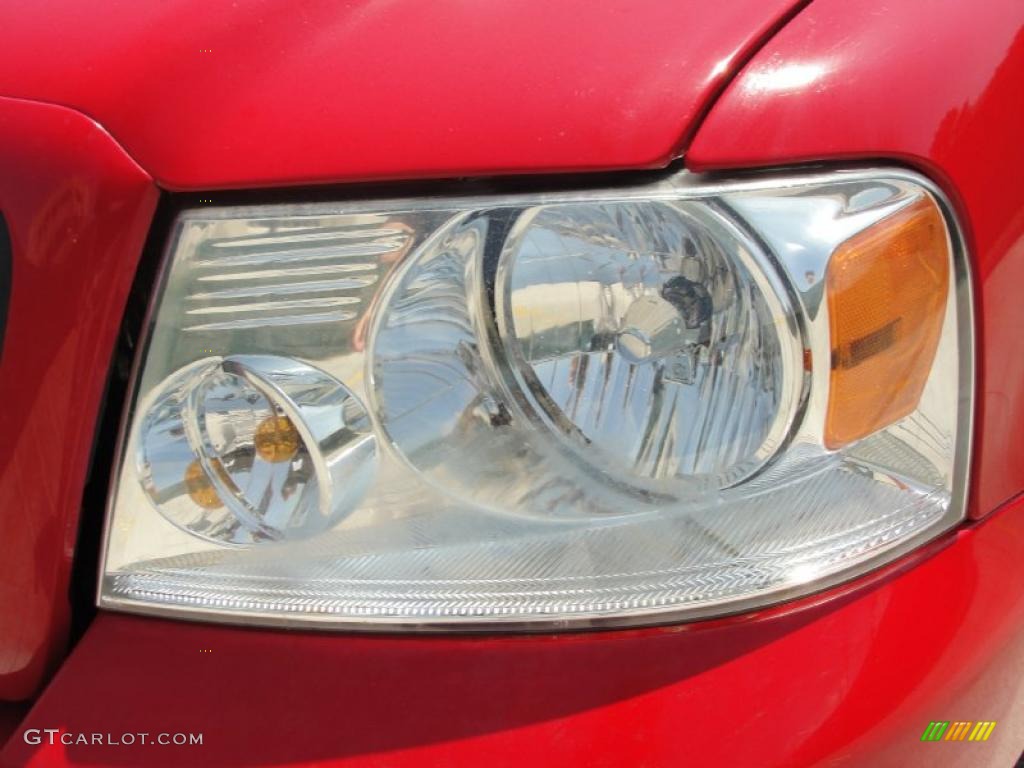 2005 F150 XLT SuperCrew - Bright Red / Tan photo #10