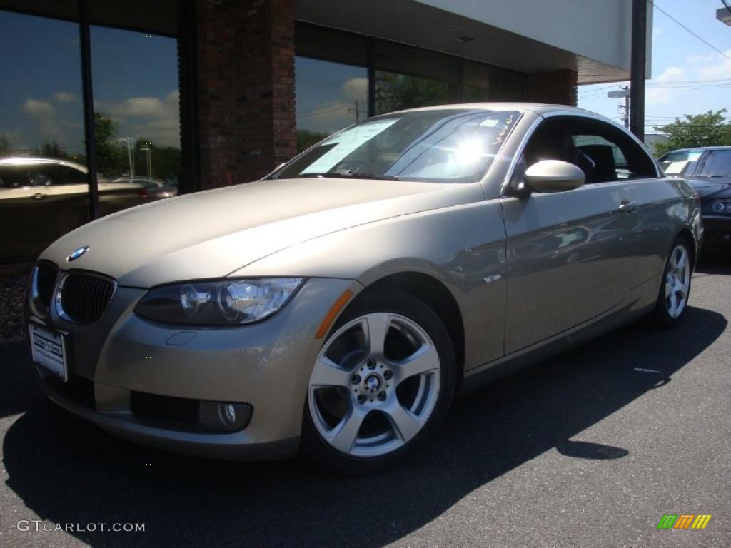 2007 3 Series 328i Convertible - Platinum Bronze Metallic / Black photo #1