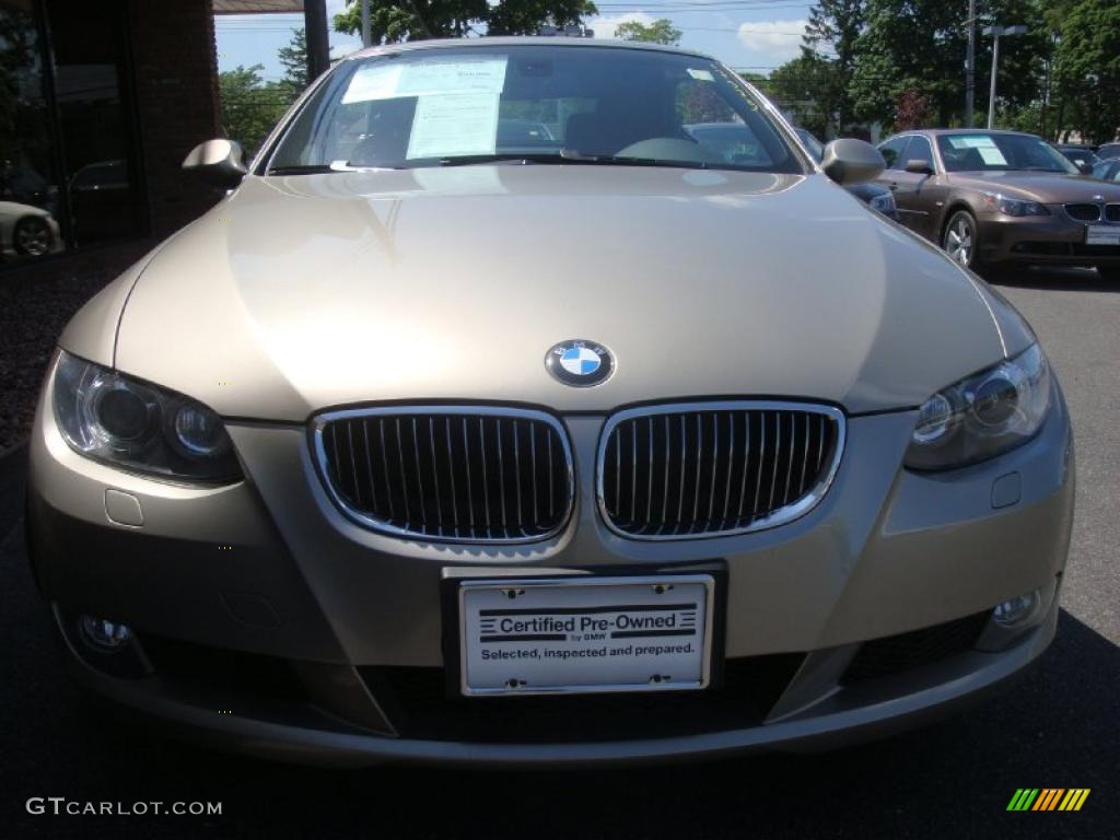 2007 3 Series 328i Convertible - Platinum Bronze Metallic / Black photo #2