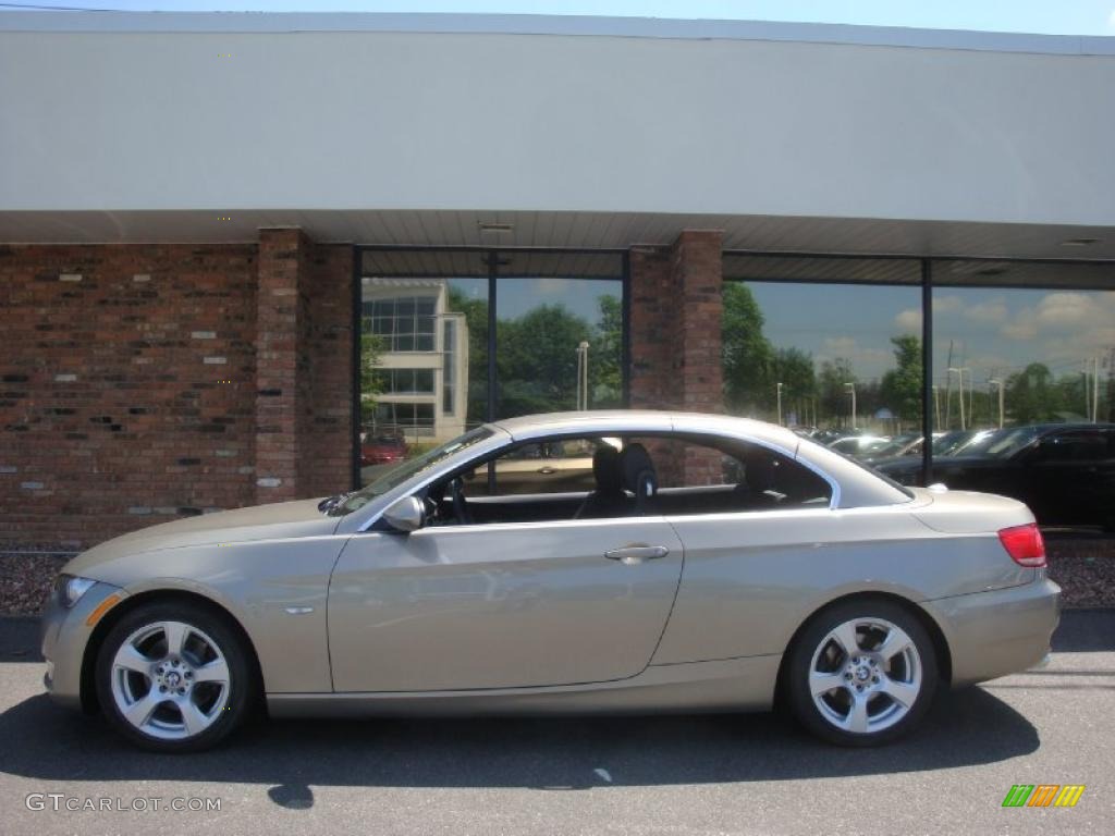 2007 3 Series 328i Convertible - Platinum Bronze Metallic / Black photo #3