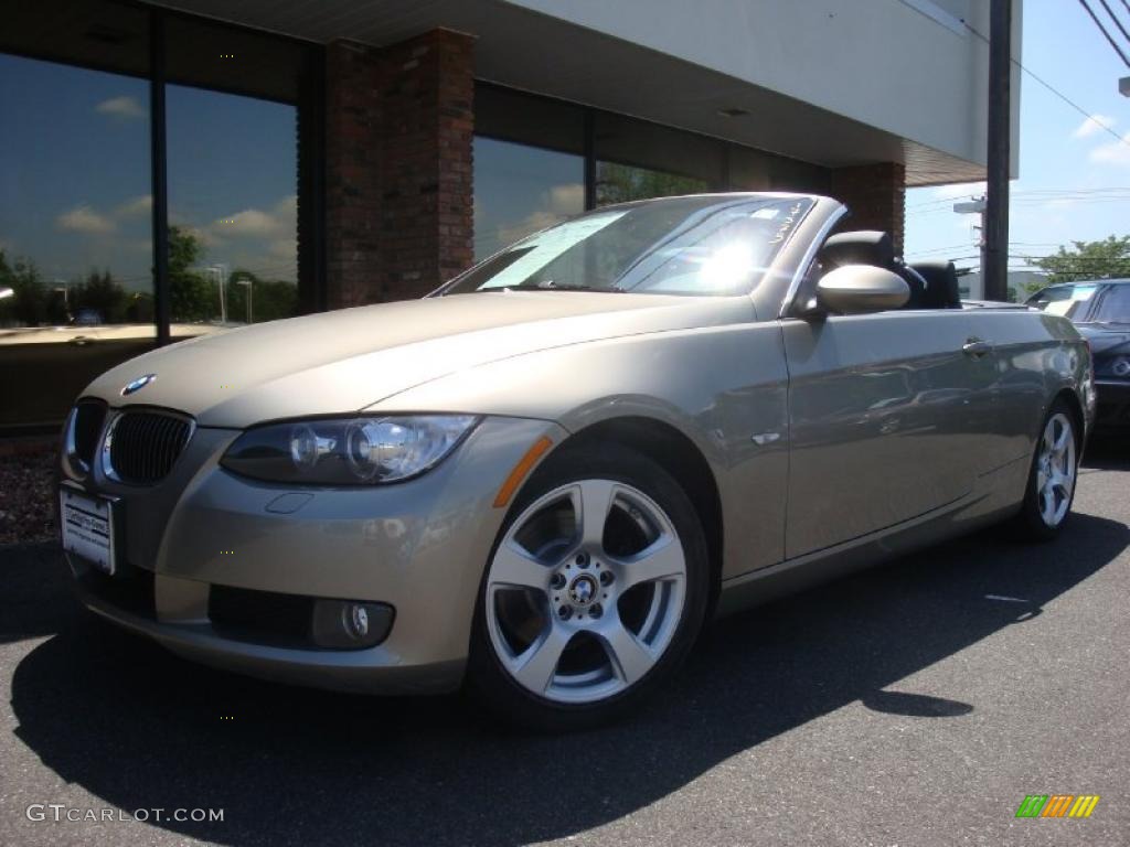 2007 3 Series 328i Convertible - Platinum Bronze Metallic / Black photo #4