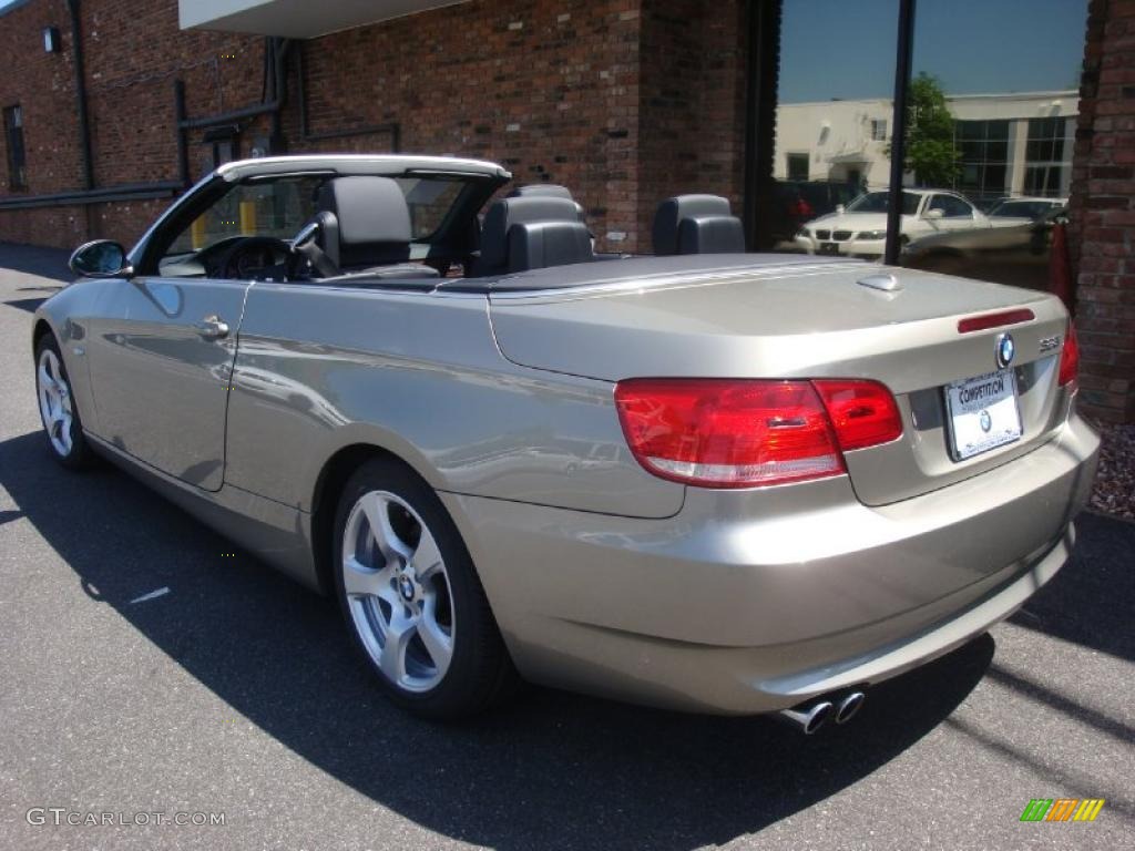 2007 3 Series 328i Convertible - Platinum Bronze Metallic / Black photo #5